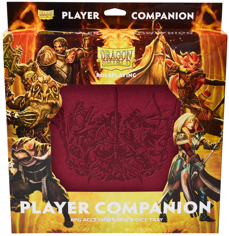 Dragon Shield - Roleplaying Player Companion Blood Red