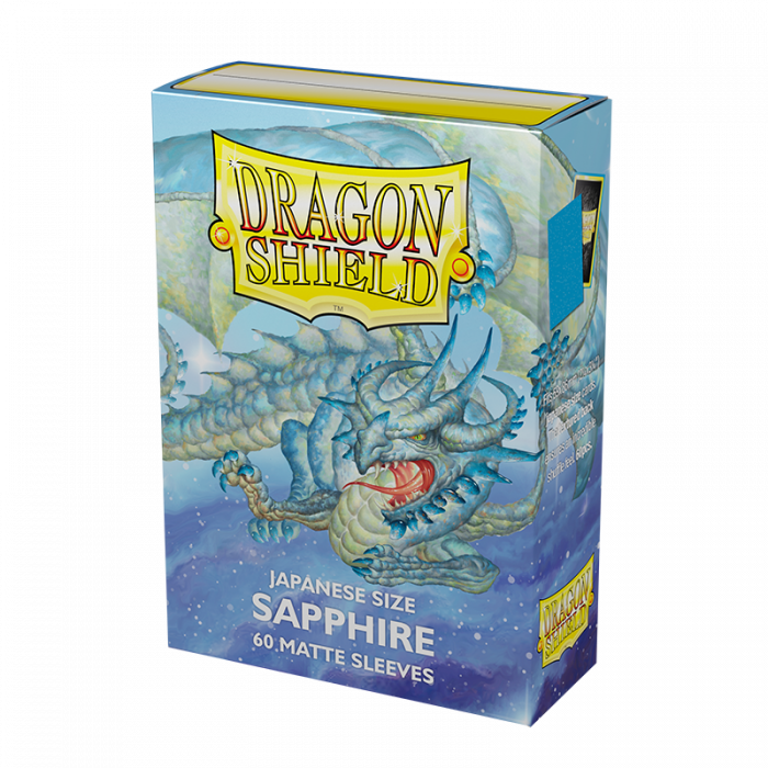 Dragon Shield - Sapphire Matte Japanese Size (60) - Good Games