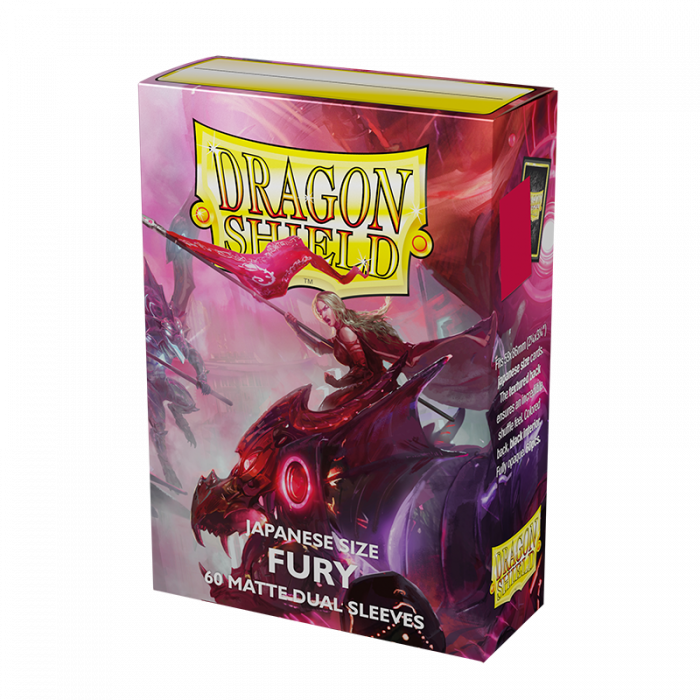 Dragon Shield - Dual Matte Fury Japanese Sleeves (60) - Good Games