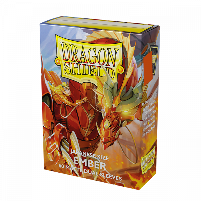 Dragon Shield - Dual Matte Ember Japanese Size (60)