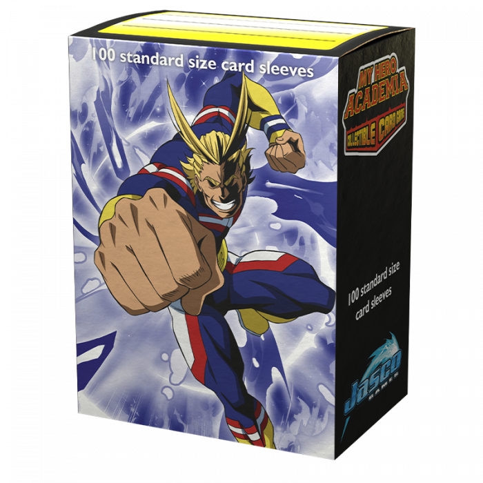 Dragon Shield - Matte Art - My Hero Academia All Might Punch Standard Sleeves (100) - Good Games