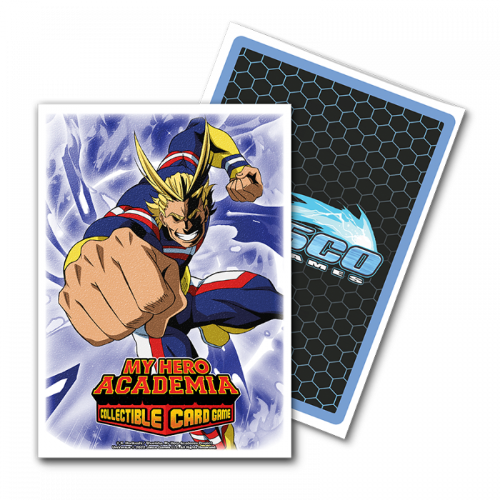 Dragon Shield - Matte Art - My Hero Academia All Might Punch Standard Sleeves (100) - Good Games
