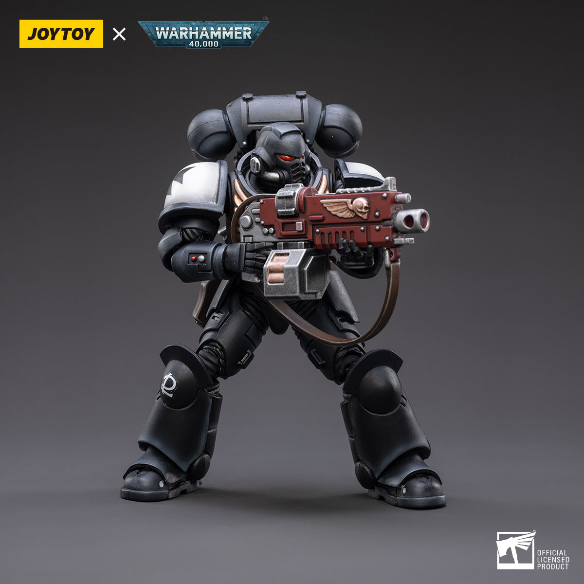 Warhammer Collectibles: 1/18 Scale Space Marines Black Templars Outriders Brother Valtus - Good Games