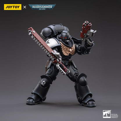Warhammer Collectibles: 1/18 Scale Space Marines Black Templars Outriders Brother Valtus - Good Games