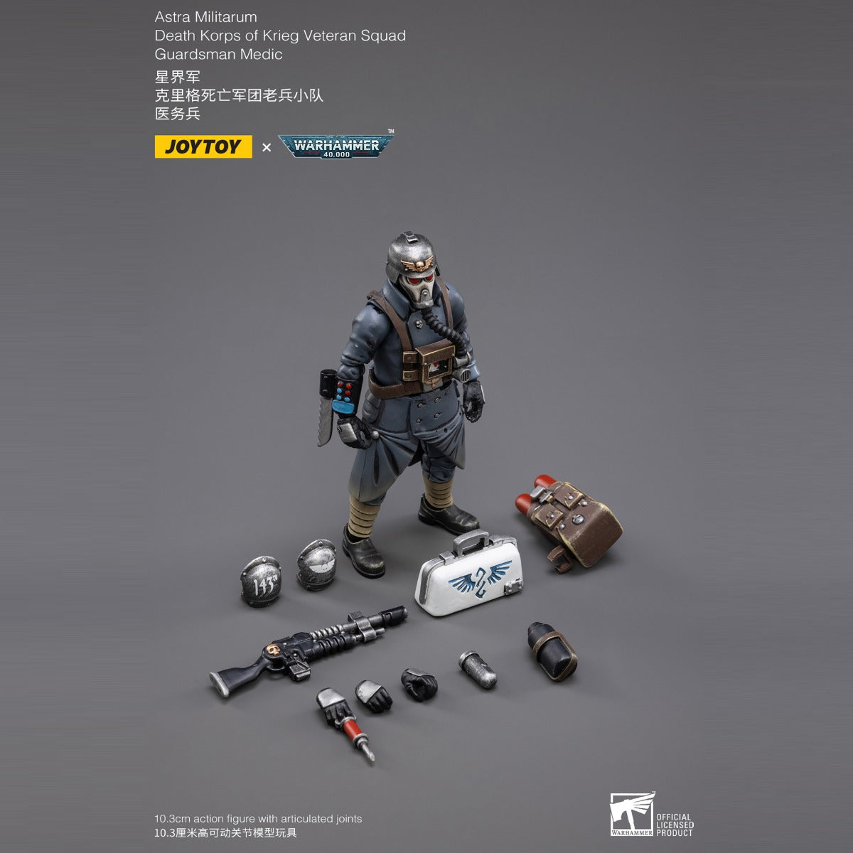 Warhammer Collectibles: 1/18 Scale Death Korps of Krieg Veteran Squad Guardsman Medic