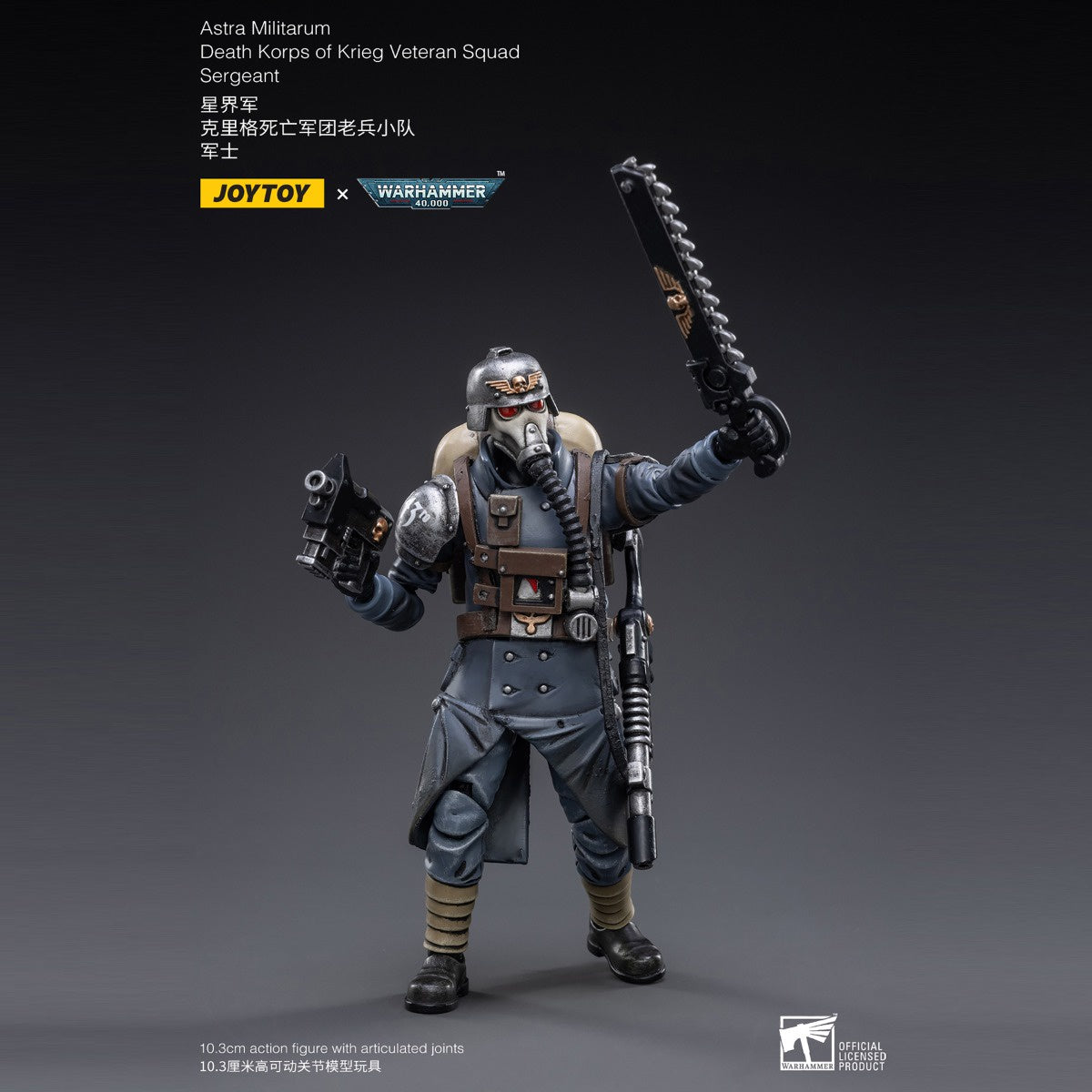 Warhammer Collectibles: 1/18 Scale Death Korps of Krieg Veteran Squad Sergeant