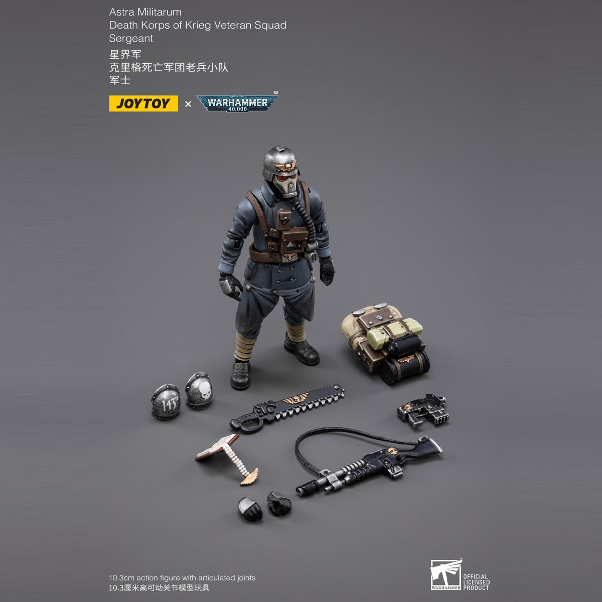 Warhammer Collectibles: 1/18 Scale Death Korps of Krieg Veteran Squad Sergeant
