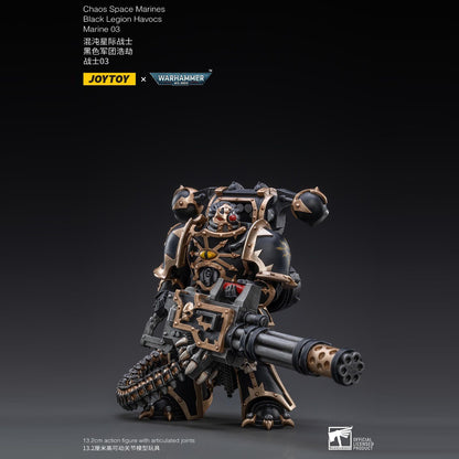 Warhammer Collectibles: 1/18 Scale Black Legion Havocs Marine 03 - Good Games