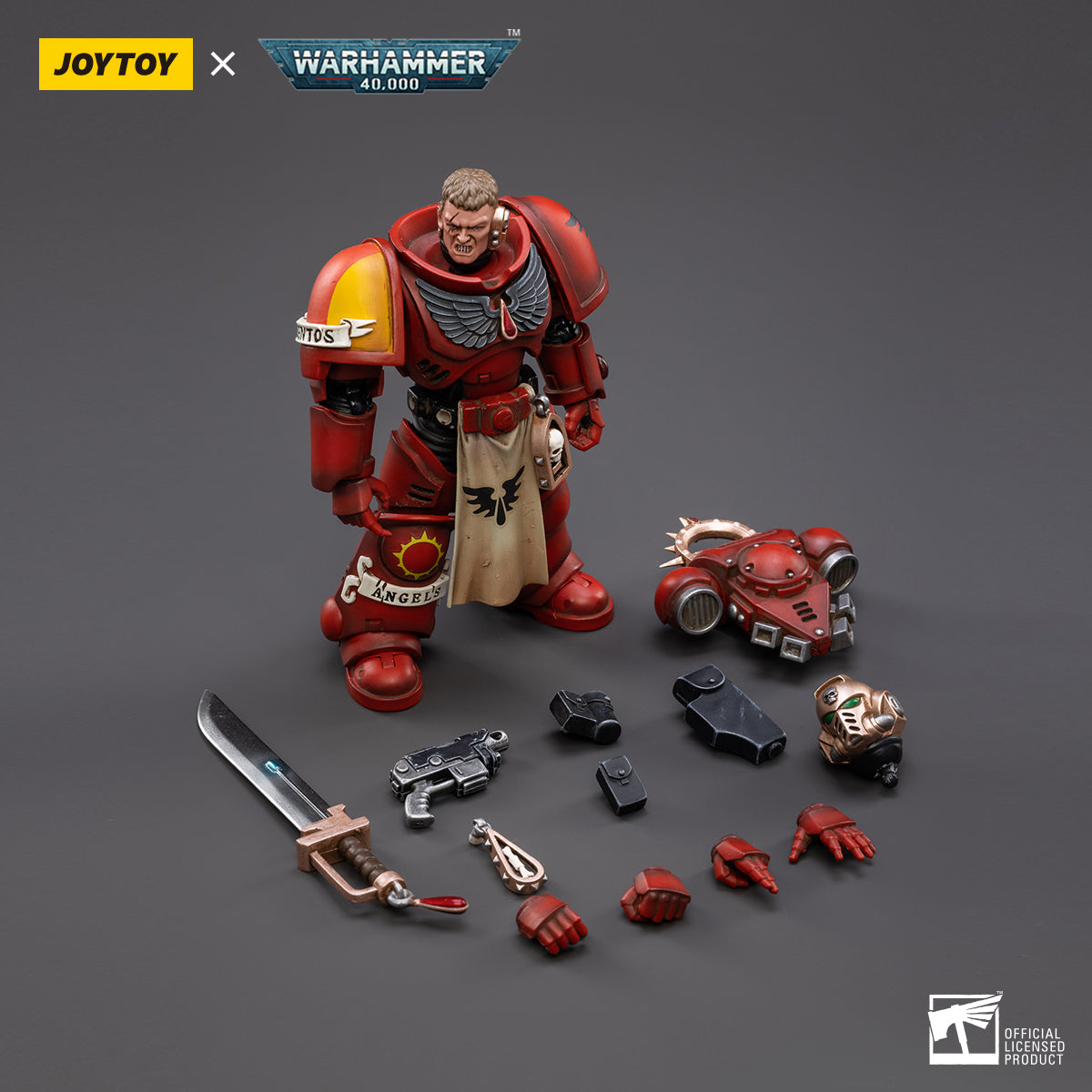 Warhammer Collectibles: 1/18 Scale Blood Angels Primaris Lieutenant Tolmeron