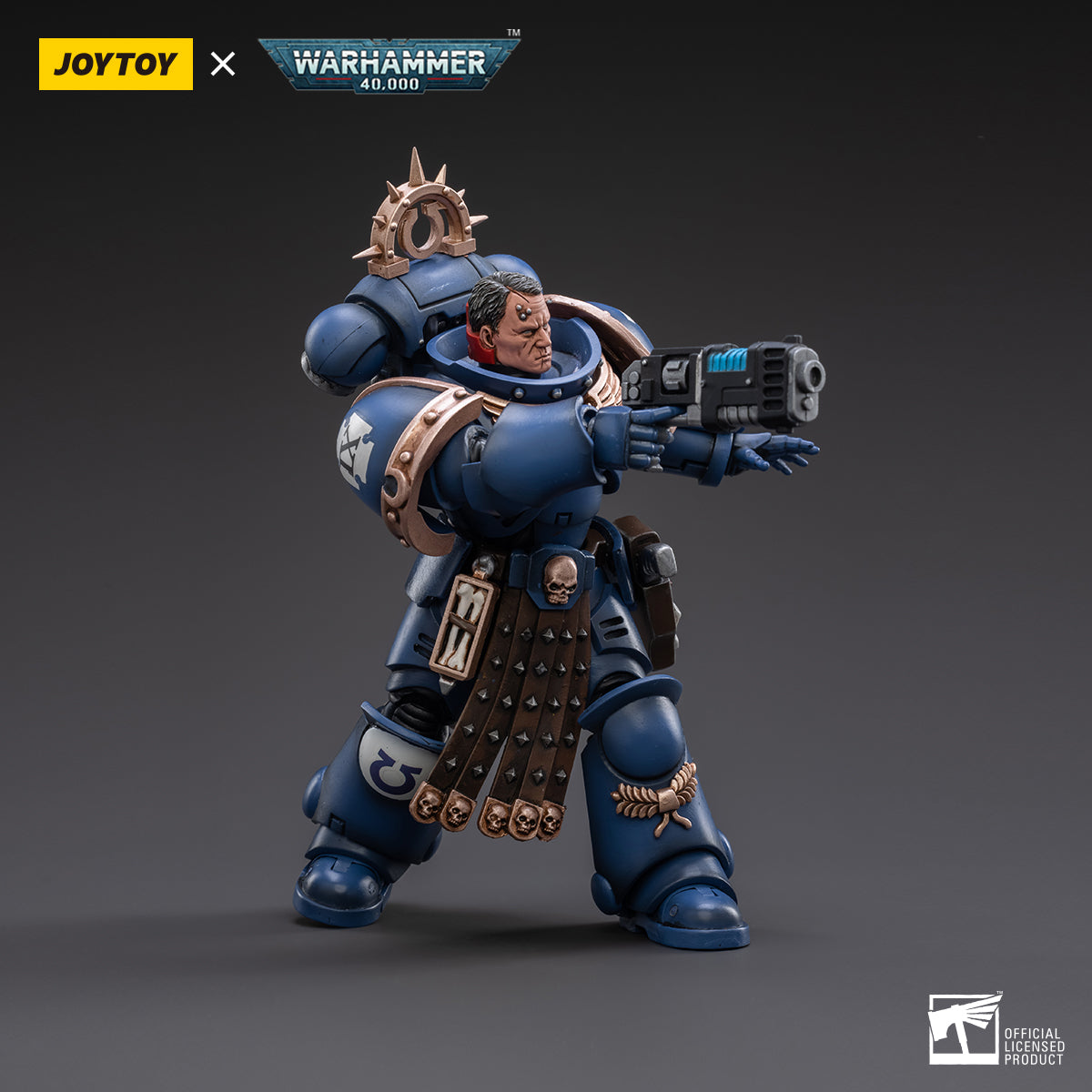 Warhammer Collectibles: 1/18 Scale Ultramarines Veteran Sergeant Icastus