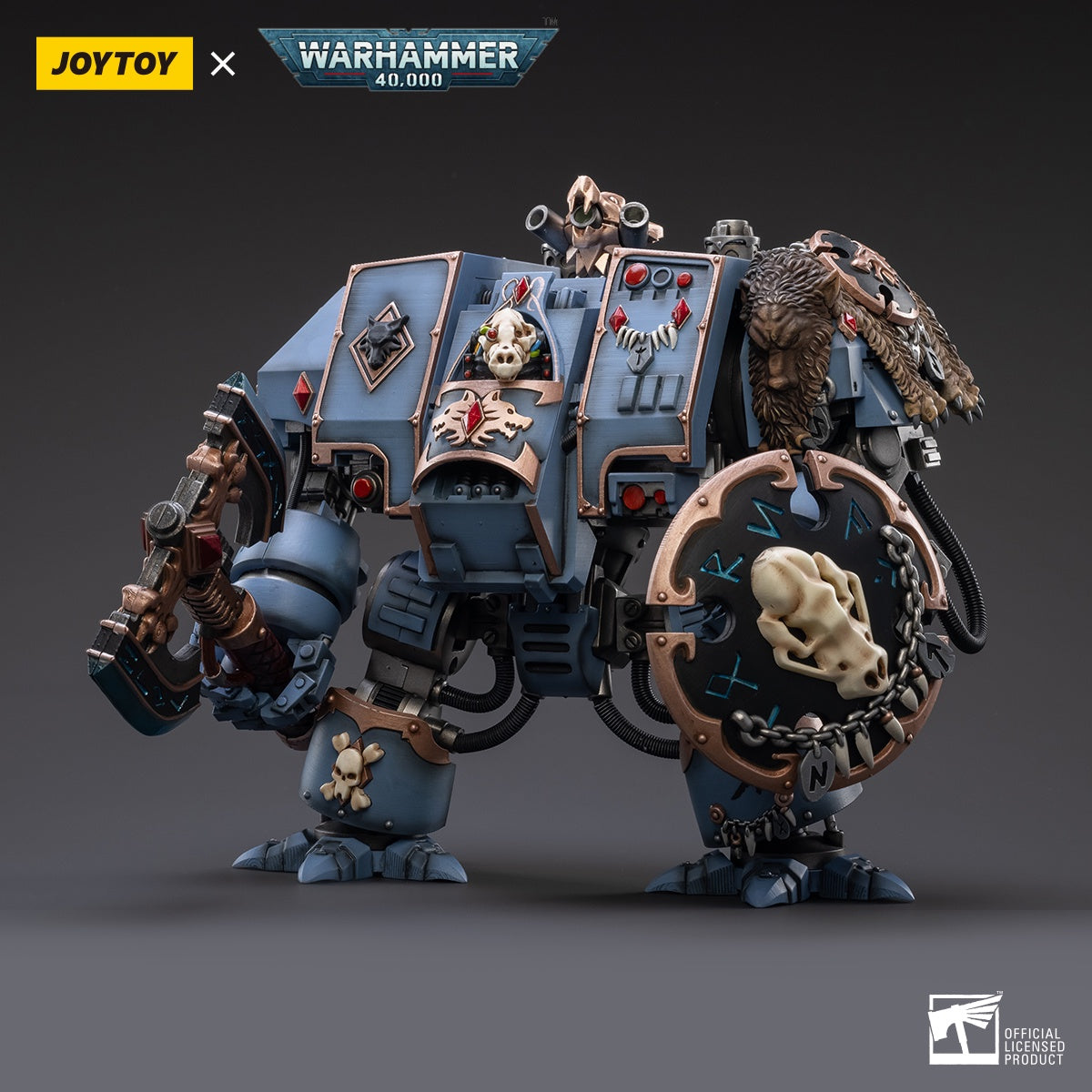 Warhammer Collectibles: 1/18 Scale Space Wolves Venerable Dreadnought Brother Hvor - Good Games