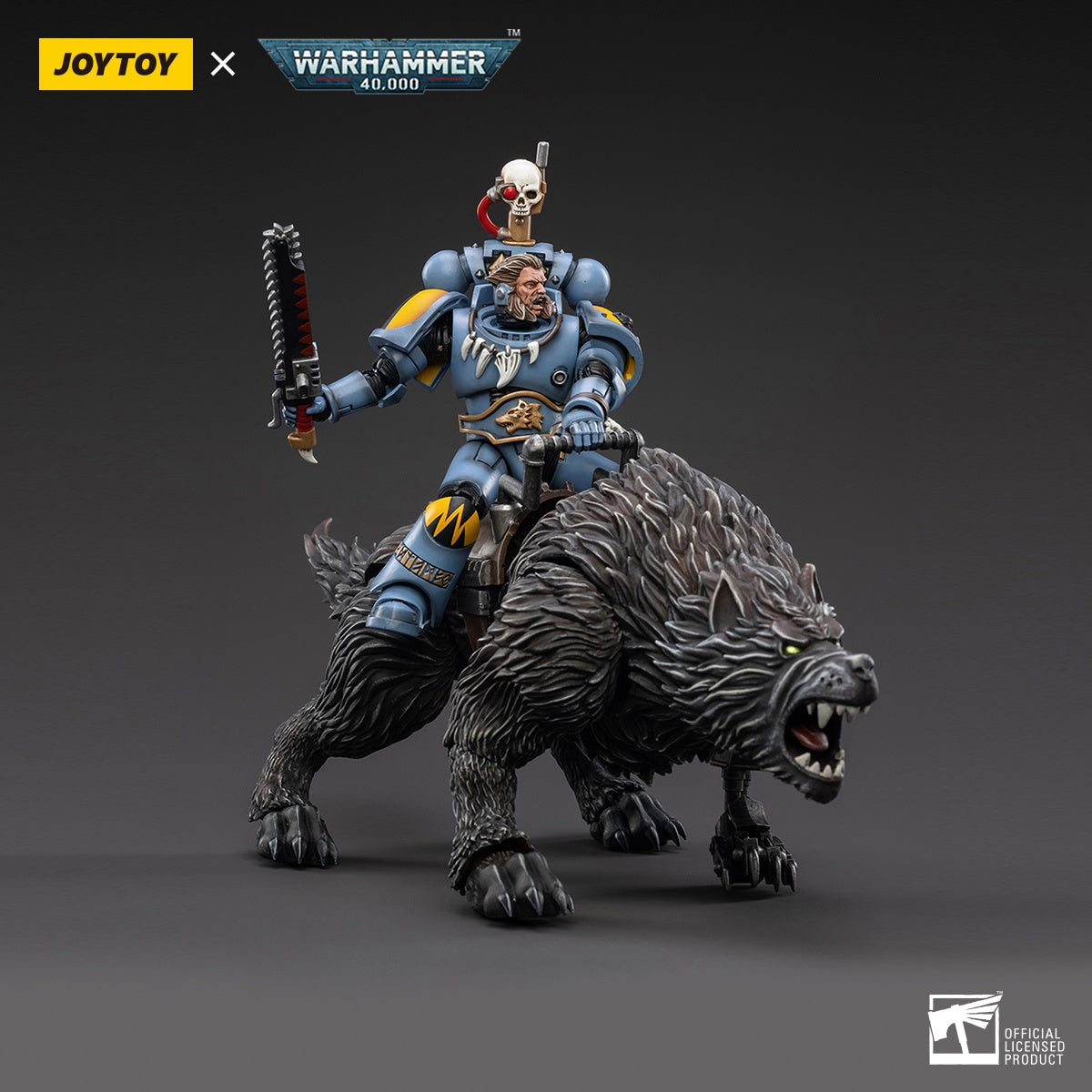 Warhammer Collectibles: 1/18 Scale Space Wolves Thunderwolf Cavalry Frode - Good Games