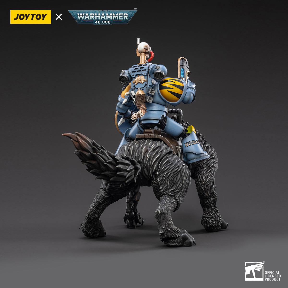 Warhammer Collectibles: 1/18 Scale Space Wolves Thunderwolf Cavalry Frode - Good Games