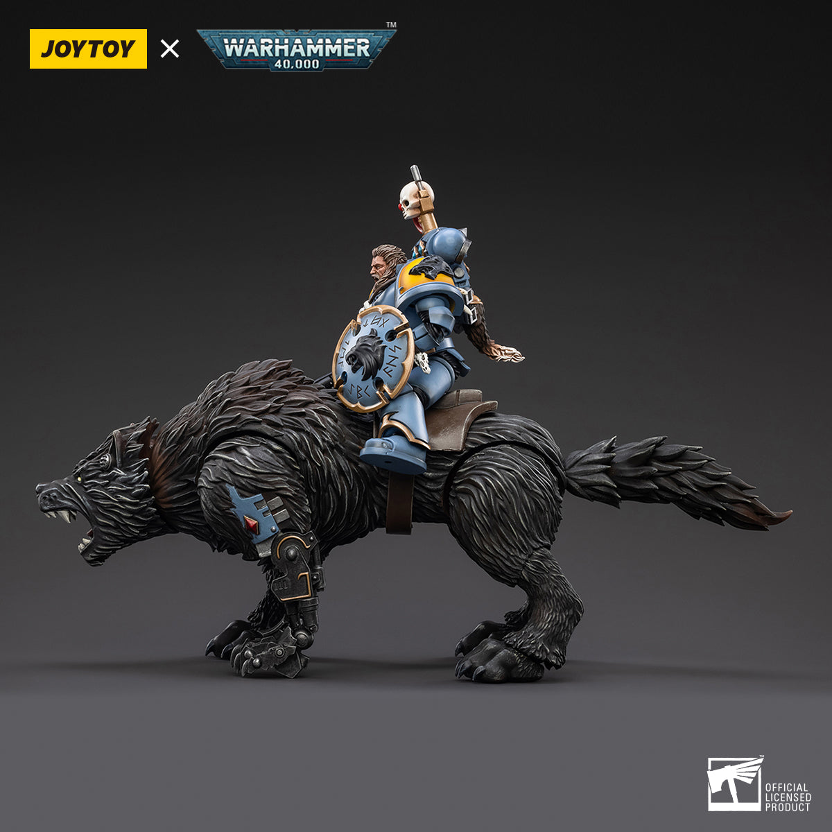 Warhammer Collectibles: 1/18 Scale Space Wolves Thunderwolf Cavalry Frode - Good Games