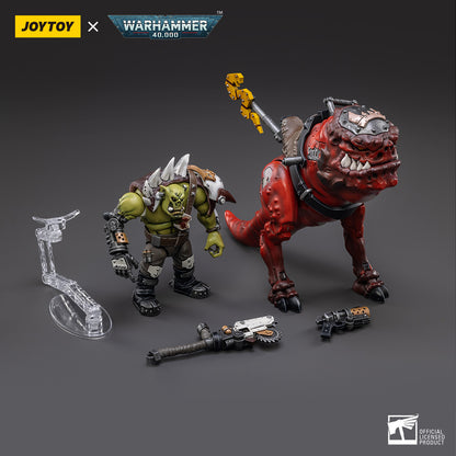Warhammer Collectibles: 1/18 Scale Orks Squighog Nob On Smasha Squig - Good Games