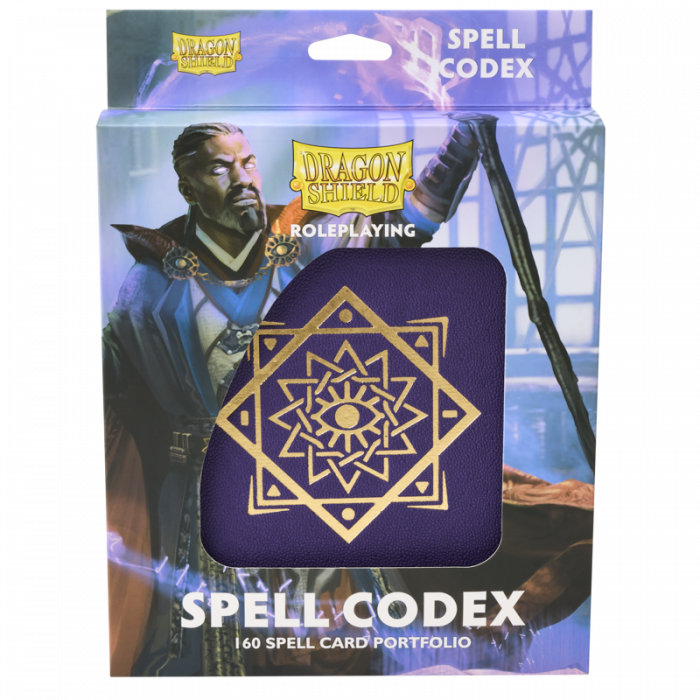 Dragon Shield - Roleplaying Spell Codex Arcane Purple - Good Games