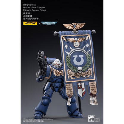 Warhammer Collectibles: 1/18 Scale Ultramarines Primaris Ancient Posca - Good Games