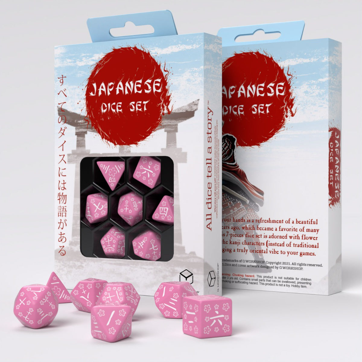 Q Workshop - Japanese Dice Set: Sweet Spring Memory Dice Set 7 - Good Games