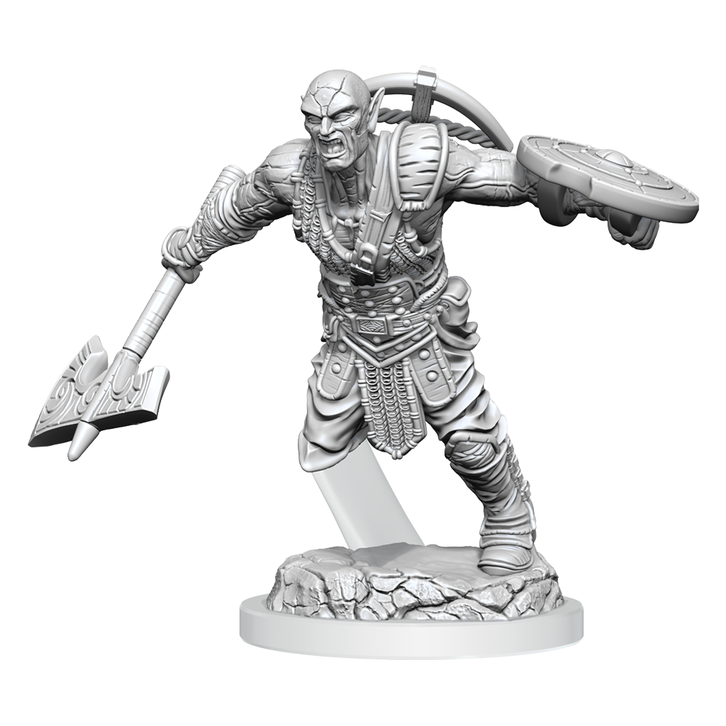 Dungeons & Dragons Nolzurs Marvelous Unpainted Miniatures Earth Genasi Fighter - Good Games