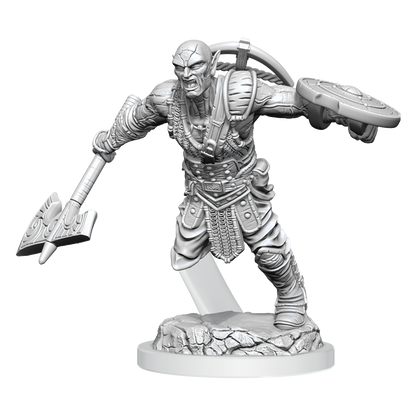 Dungeons & Dragons Nolzurs Marvelous Unpainted Miniatures Earth Genasi Fighter - Good Games
