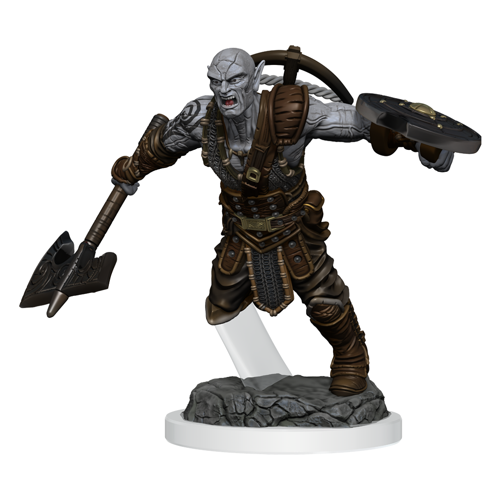 Dungeons & Dragons Nolzurs Marvelous Unpainted Miniatures Earth Genasi Fighter - Good Games