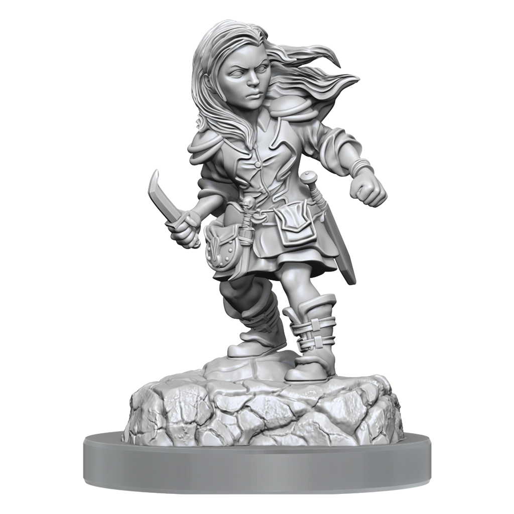 Dungeons &amp; Dragons Nolzurs Marvelous Miniatures Halfling Rogue Female