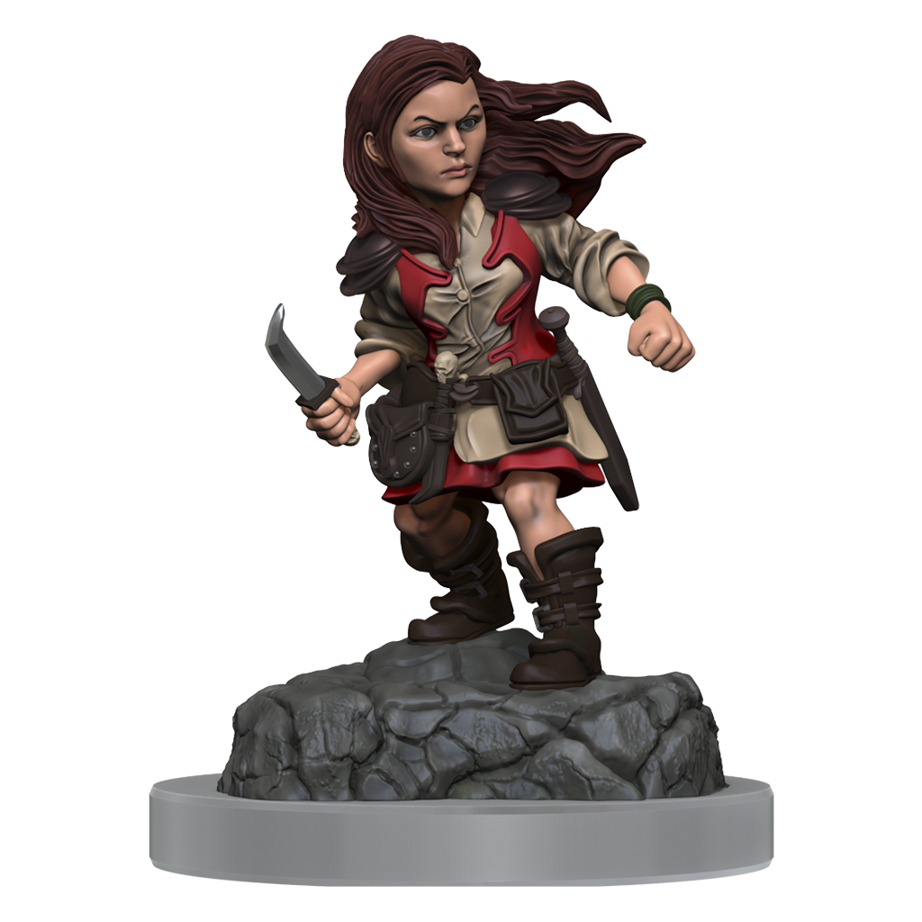 Dungeons & Dragons Nolzurs Marvelous Miniatures Halfling Rogue Female - Good Games