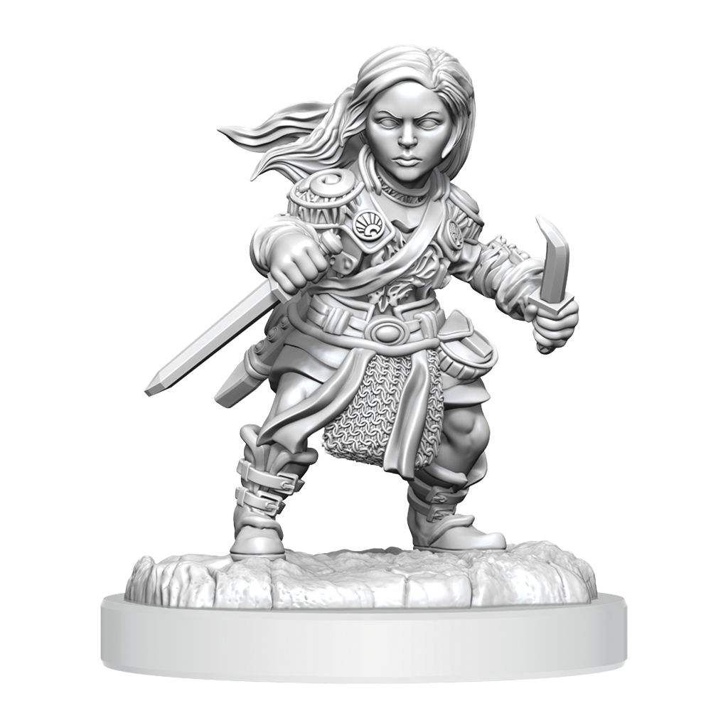 Dungeons & Dragons Nolzurs Marvelous Miniatures Halfling Rogue Female - Good Games