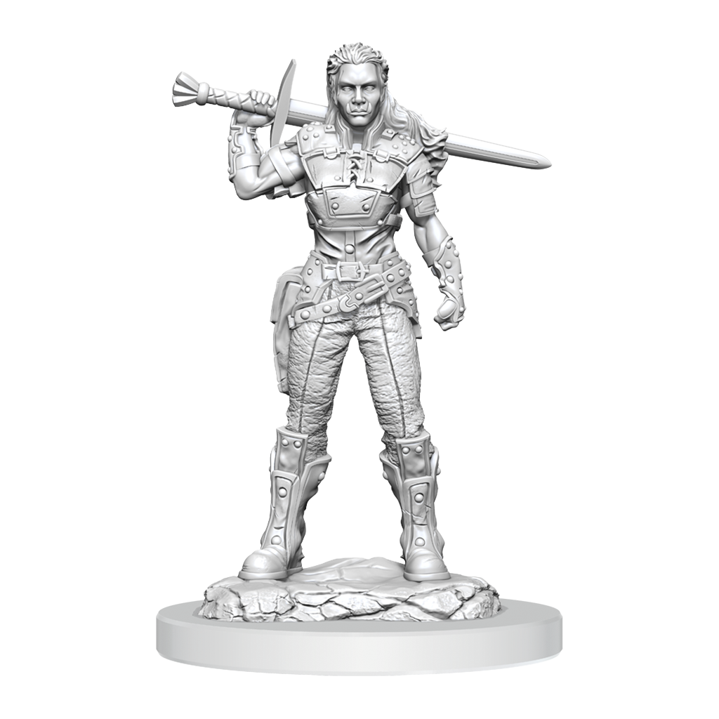 Dungeons & Dragons Nolzurs Marvelous Miniatures Orc Fighter Female - Good Games