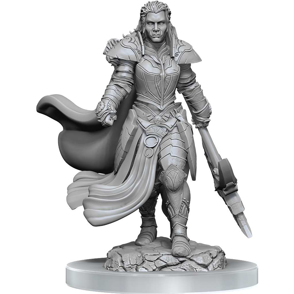Dungeons & Dragons Nolzurs Marvelous Miniatures Orc Fighter Female - Good Games