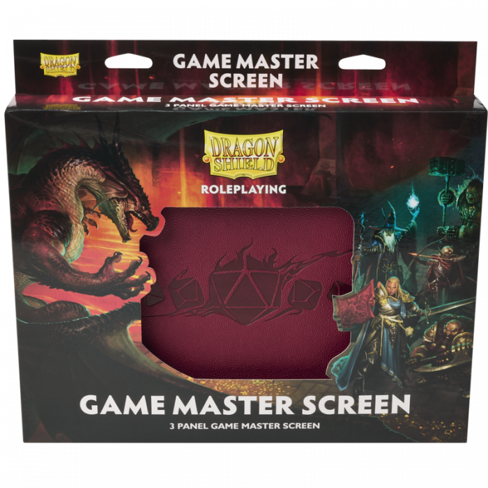Dragon Shield - Roleplaying Game Masters Screen Blood Red - Good Games