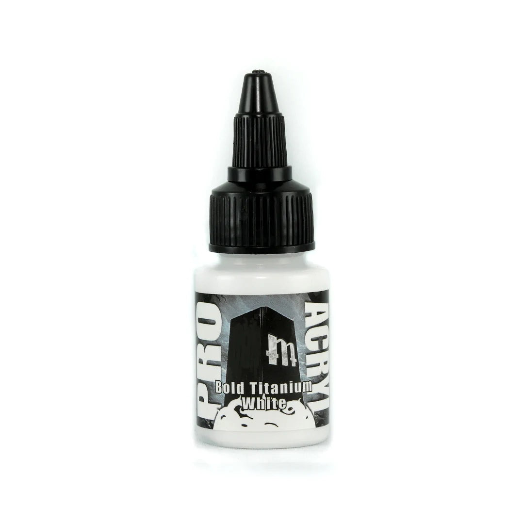 Monument Pro Acryl Paint- Bold Titanium White 22ml - Good Games