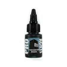 Monument Pro Acryl Paint- Transparent Black 22ml - Good Games