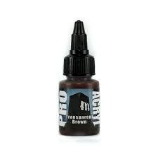 Monument Pro Acryl Paint- Transparent Brown 22ml - Good Games