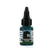 Monument Pro Acryl Paint- Transparent Green 22ml