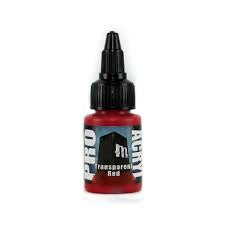 Monument Pro Acryl Paint- Transparent Red 22ml - Good Games
