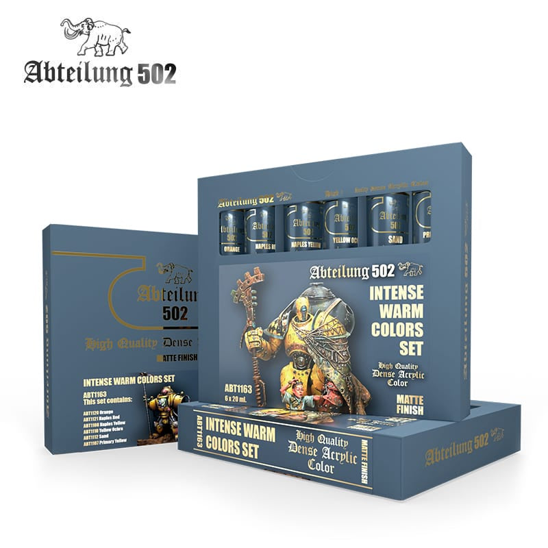 AK Interactive Dense Acrylics Set - Intense Warm Colors - Good Games