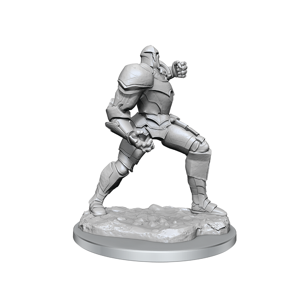 Critical Role Unpainted Miniatures Platinum Golem - Good Games
