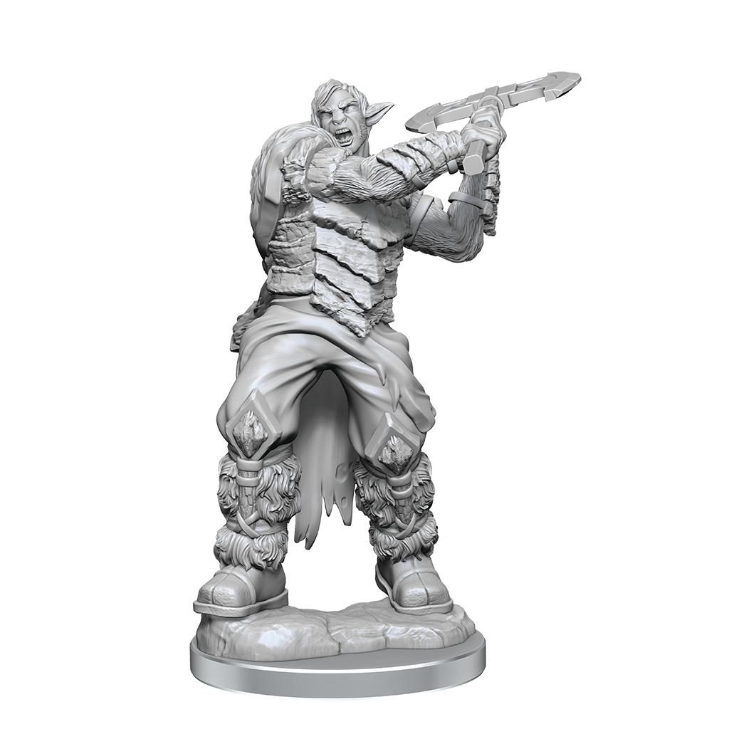 Critical Role Unpainted Miniatures Ashari Stoneguard & Ashari Skydancer - Good Games