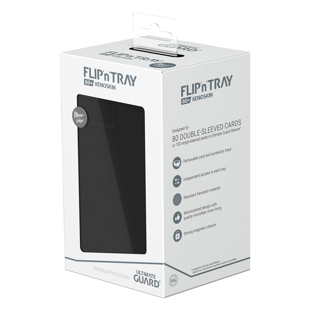 Ultimate Guard - Flip n Tray Deck Case 80+ Standard Size XenoSkin Monocolor Deck Box