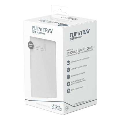Ultimate Guard - Flip n Tray Deck Case 80+ Standard Size XenoSkin Monocolor Deck Box - Good Games
