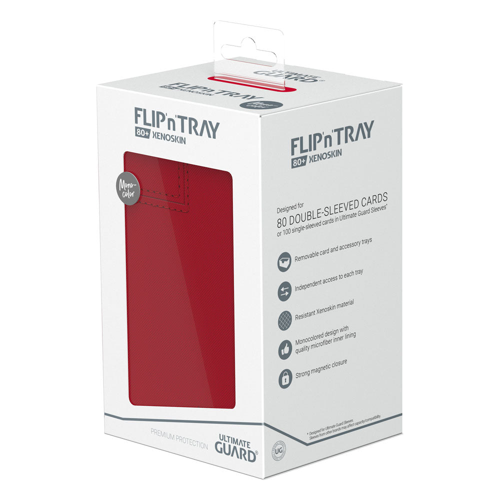 Ultimate Guard - Flip n Tray Deck Case 80+ Standard Size XenoSkin Monocolor Deck Box