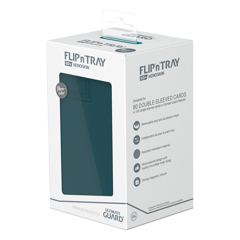 Ultimate Guard - Flip n Tray Deck Case 80+ Standard Size XenoSkin Monocolor Deck Box