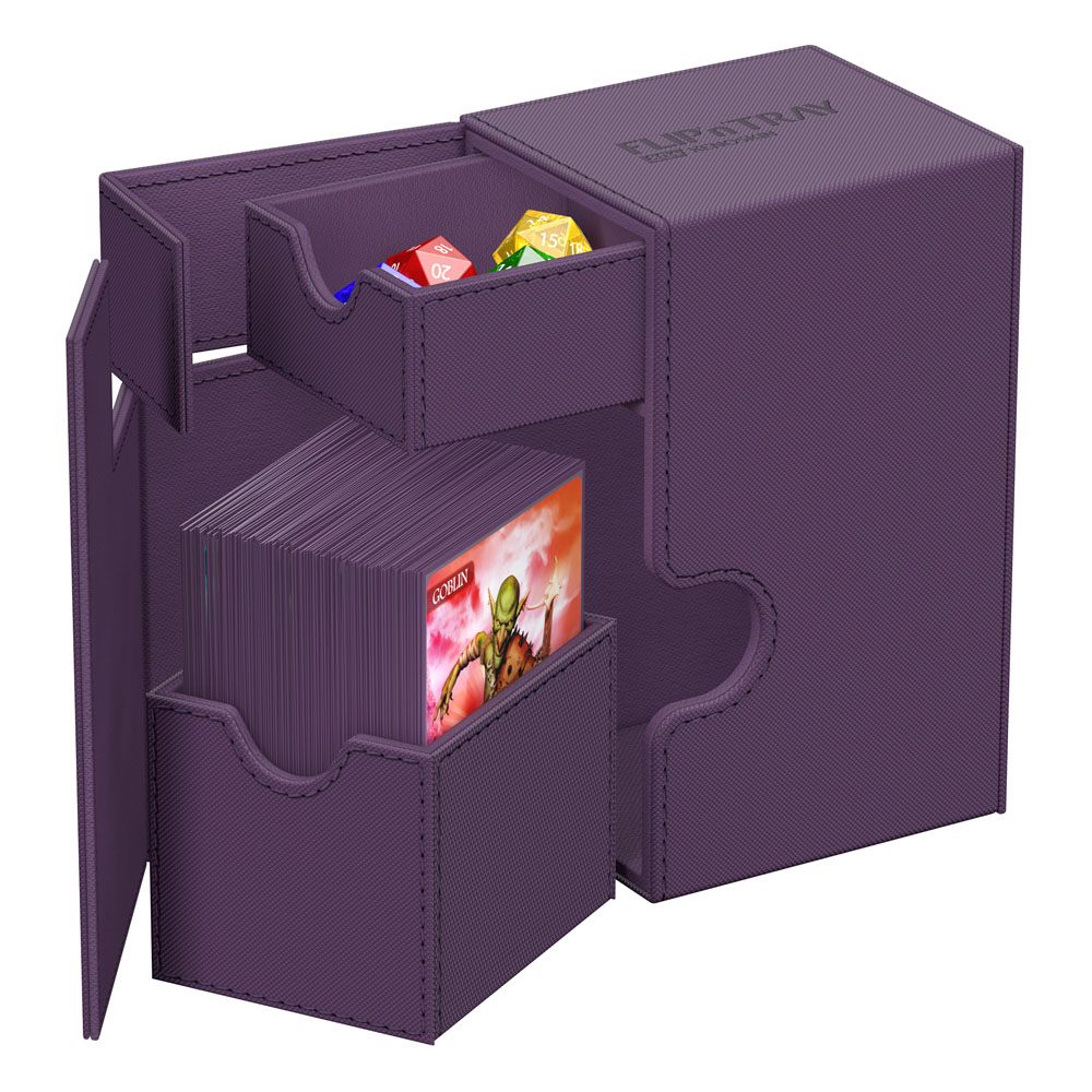 Ultimate Guard - Flip n Tray Deck Case 80+ Standard Size XenoSkin Monocolor Deck Box