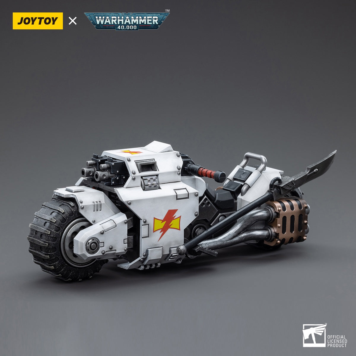 Warhammer Collectibles: 1/18 Scale White Scars Raider-pattern Combat Bike - Good Games