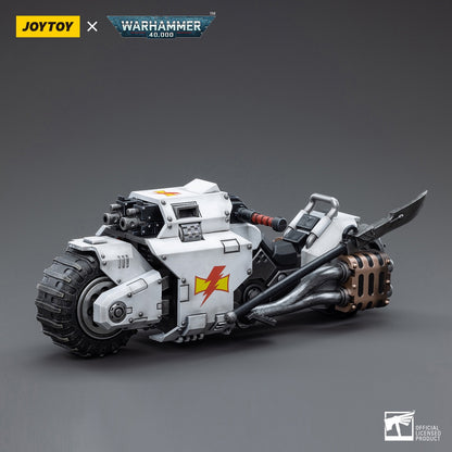 Warhammer Collectibles: 1/18 Scale White Scars Raider-pattern Combat Bike - Good Games