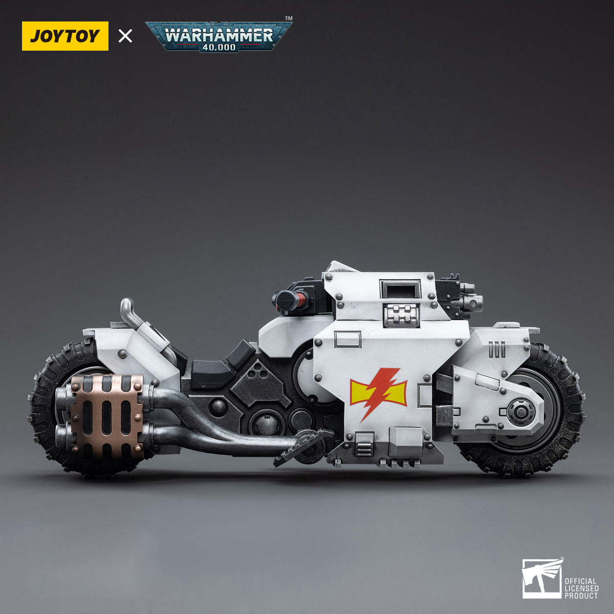 Warhammer Collectibles: 1/18 Scale White Scars Raider-pattern Combat Bike