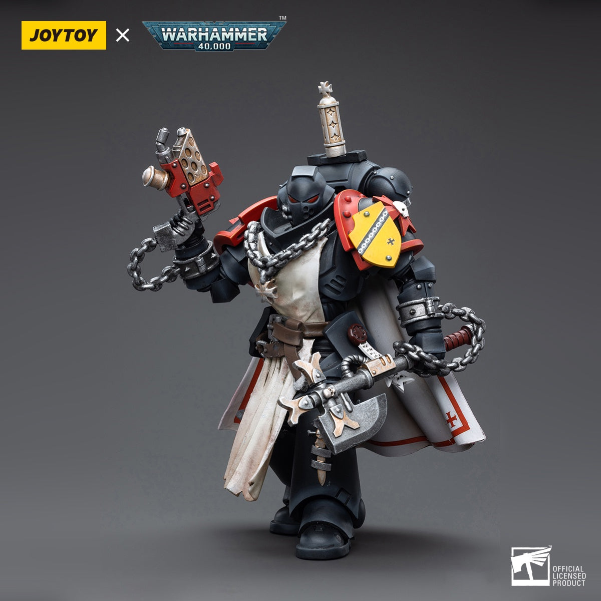 Warhammer Collectibles: 1/18 Scale Black Templars Primaris Sword Brethren Granbertus - Good Games