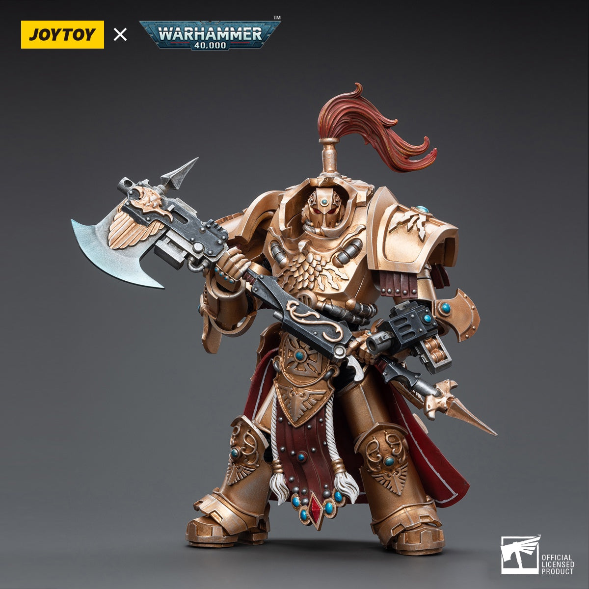Warhammer Collectibles: 1/18 Scale Adeptus Custodes Allarus Custodian Osyr Archimaxes - Good Games