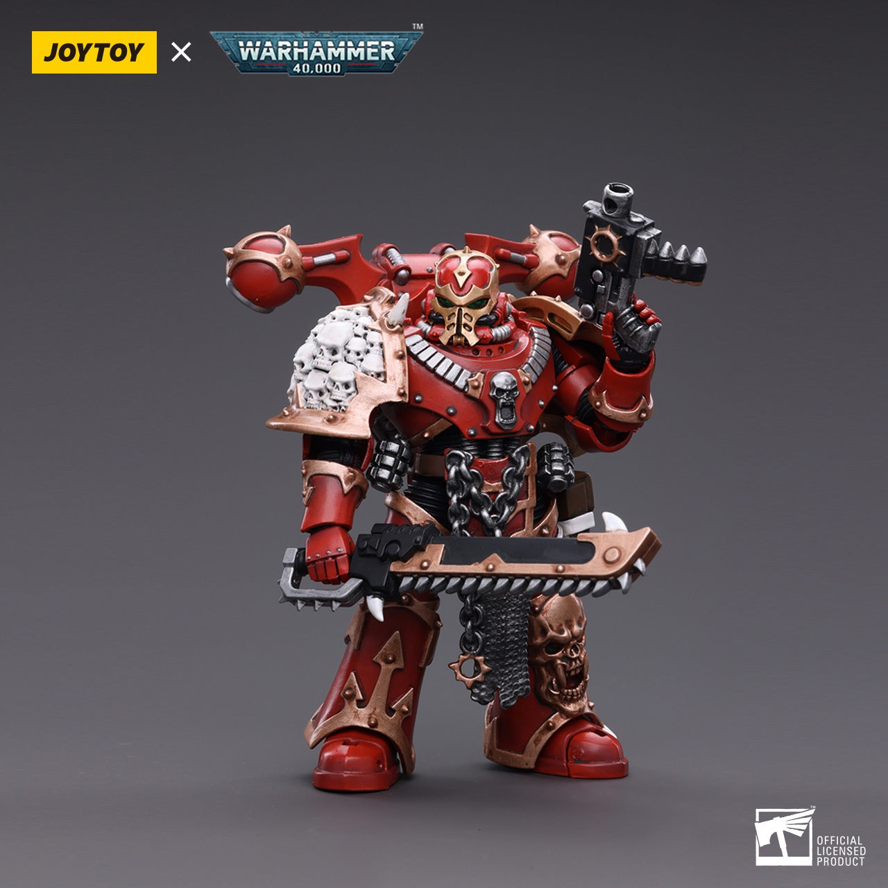 Warhammer Collectibles: 1/18 Scale Chaos Space Marines Crimson Slaughter Brother Maganar - Good Games